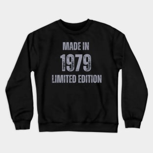 Vintage Made in 1979 , Limited Edition  , Gift for Mom Dad Birthday Crewneck Sweatshirt